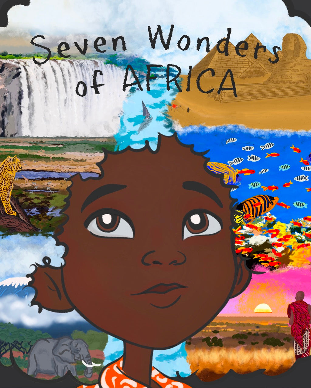 7 wonders of Africa (HARD COVER + DIGITAL + AUDIO BOOK)