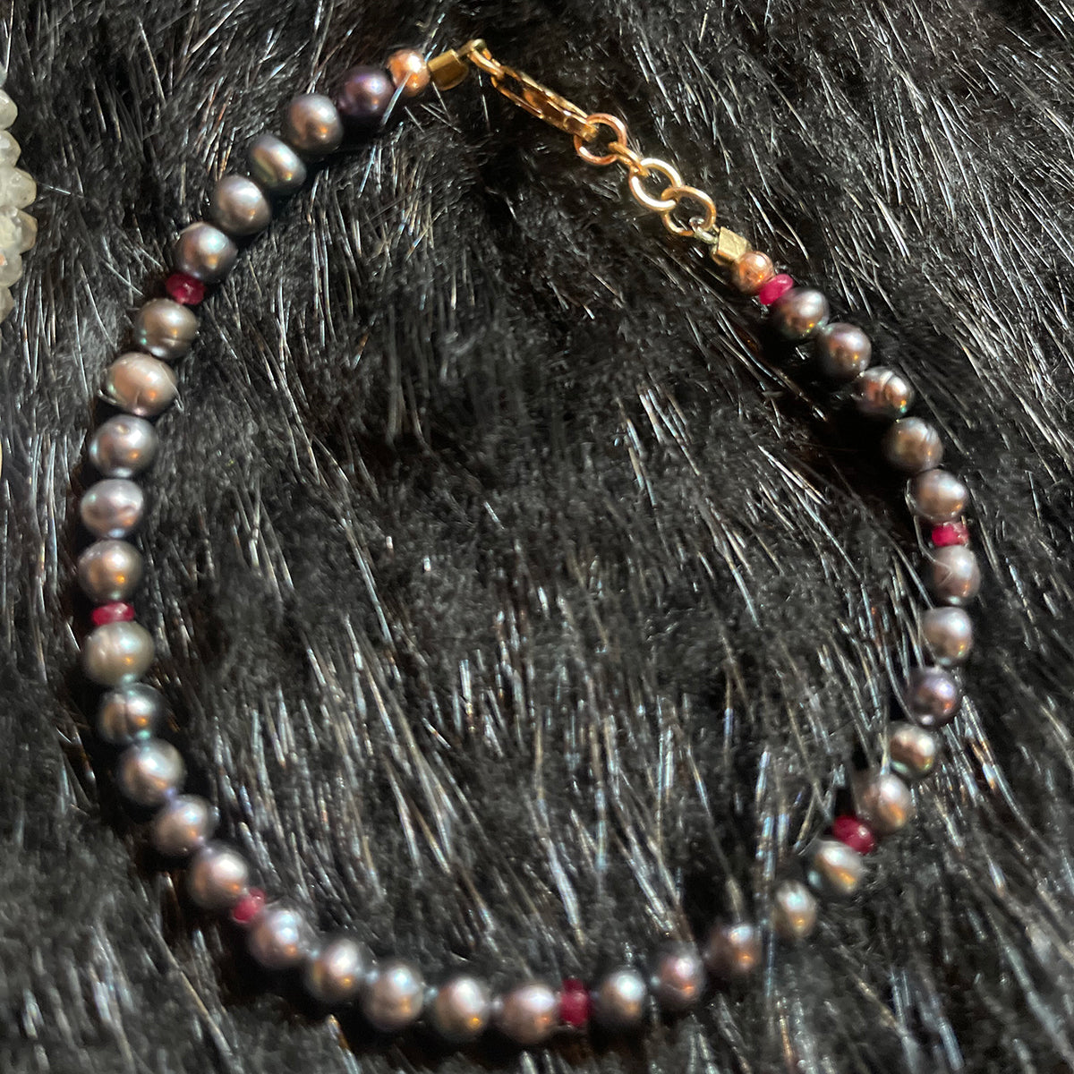 Bracelet: Pearl and Ruby