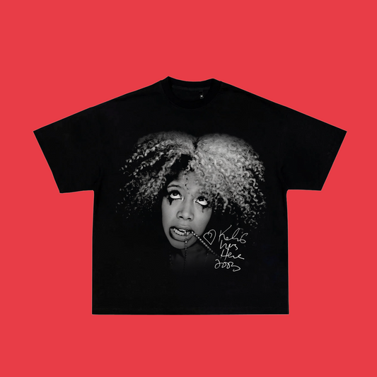 Kelis Was here Signature Tshirt on