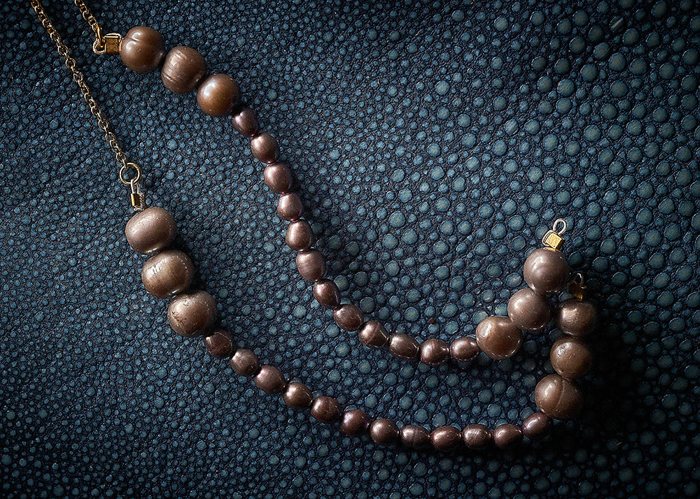 Eyeglass Chain or Face Mask Chain: Pearls from Fiji on 14K Gold Chain