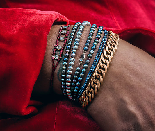 Bracelet: Natural Pearls